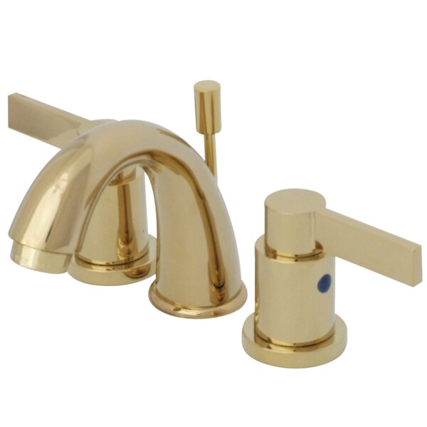 KB8912NDL NuvoFusion Widespread Bathroom Faucet, Polished Brass